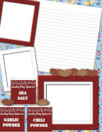 Pasta Bean Salad Kids Free Recipe Card Templates and Photo Memory Pages