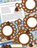 Chocolate Peanut Butter Snack Mix Free Easy Kids Recipes and Photo Memory Journal pages.